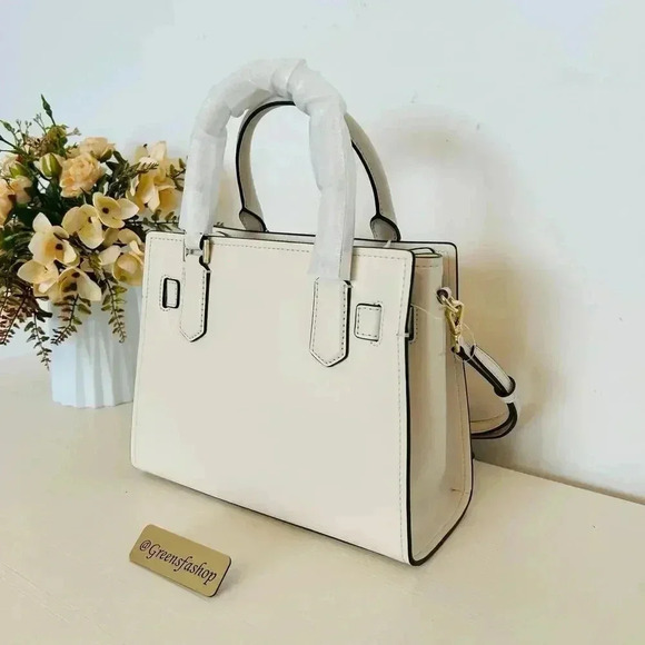 Michael Kors Purse Hamilton Satchel Crossbody Golden Rod Multi - Picture 3 of 9